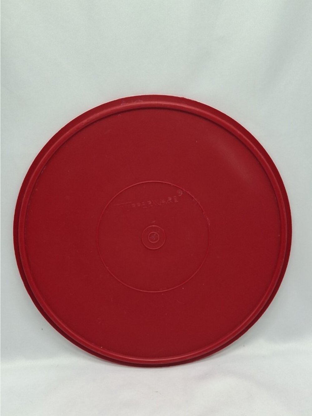 Vintage Tupperware RED REPLACEMENT Seal/Lid #224 -Fits Fix n Mix Bowl